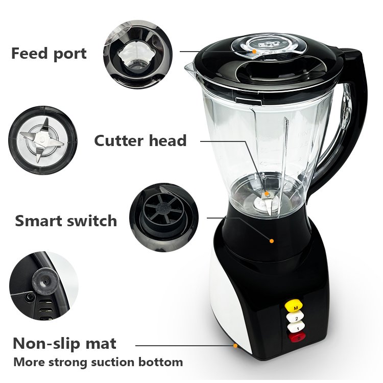 Original Professional Electr Comercial Gym Household Glass Jar High Power Stand Blender Mixer Juicer Chopper Blender Machine