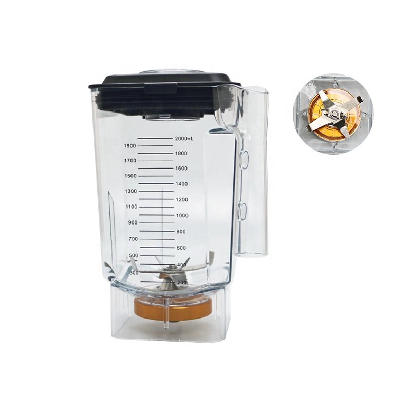 Best Silent Commercial Blender Power Heavy Duty Food High Speed Milk Shake Juice Mixer Smooth Grinder Industrial Kitchen Machine