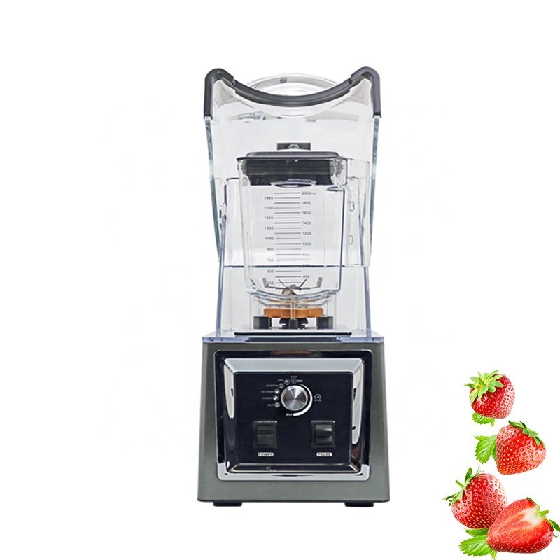 Best Silent Commercial Blender Power Heavy Duty Food High Speed Milk Shake Juice Mixer Smooth Grinder Industrial Kitchen Machine