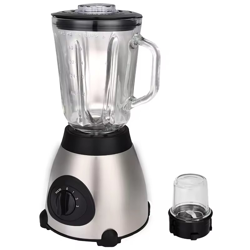 Blender Juicer Jar Electric Food Mixer Blender Glass Grinder 2 in 1 Color Box Y66 5 Speed with Stainless Steel Home Technology
