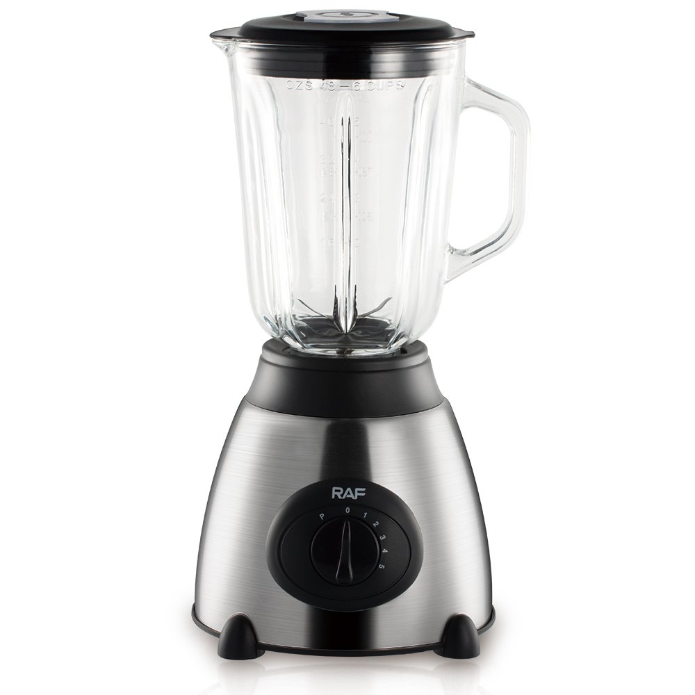Kitchen Appliance 1000w Blender for Smoothies Portable Blender Glass Cup with Grinder 5 Speeds
