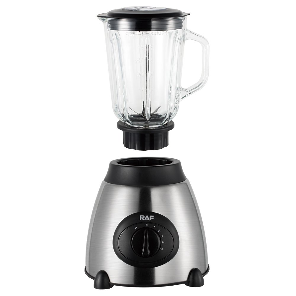Kitchen Appliance 1000w Blender for Smoothies Portable Blender Glass Cup with Grinder 5 Speeds