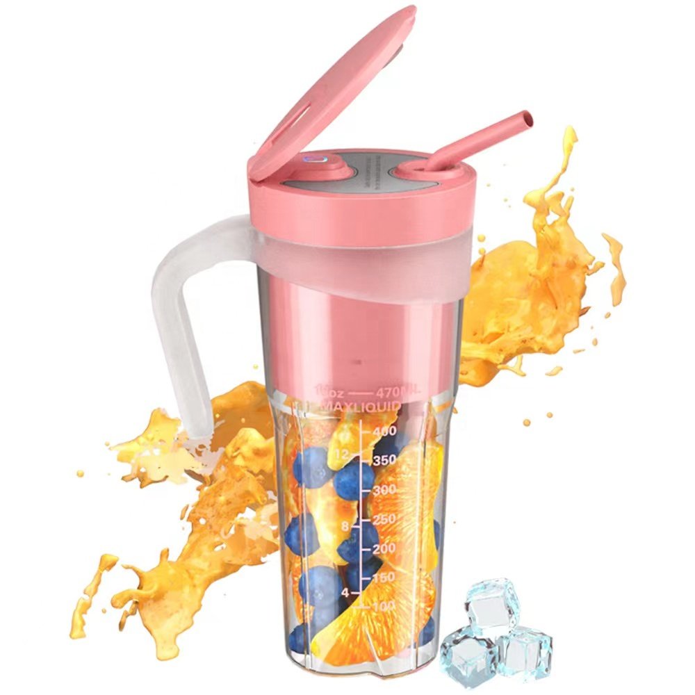 Portable Blender Personal Size Blender for Shakes and Smoothies with 6 Blades Mini Blender 20 Oz for Kitchen Home Travel