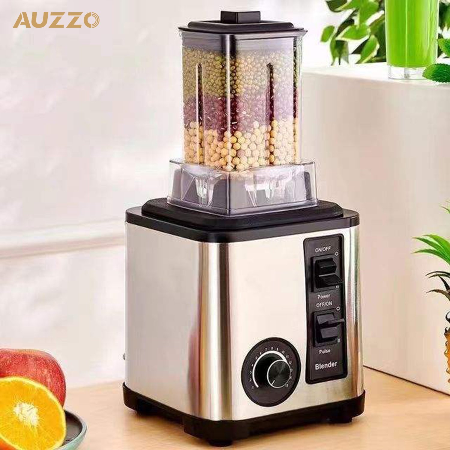 3 In 1 Silver Crest Blender 3l 9500w Heavy Duty Mixeur Blender Food Processor Blender Machine