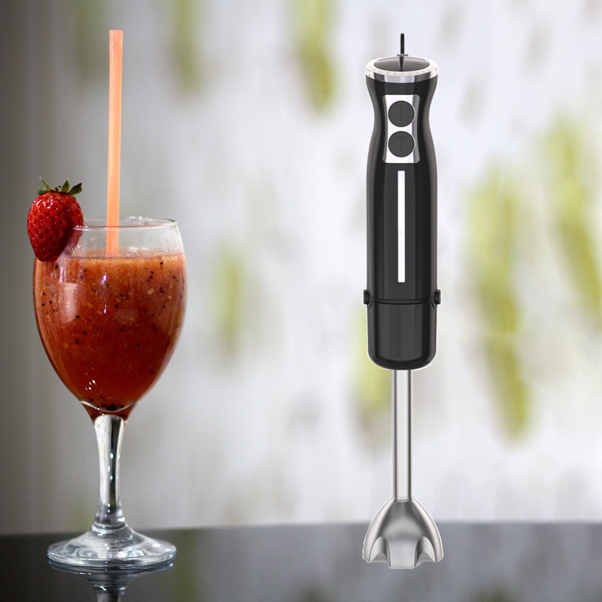 Clearance Stock Hand Stick Blender Low-Noise 800W Powerful 6 Variable Speed Durable Household Immersion Hand Blender