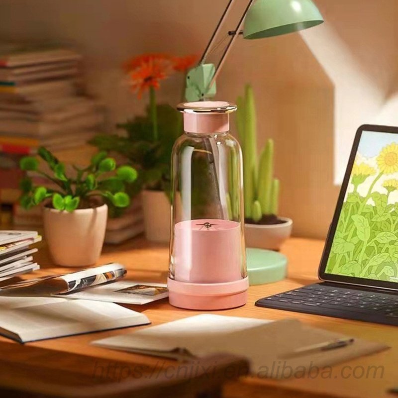 Portable Juicer Blender 400ml Electric Fruit Juicer USB Charging Lemon Orange Fruit Juicing Cup Smoothie Blender Machine