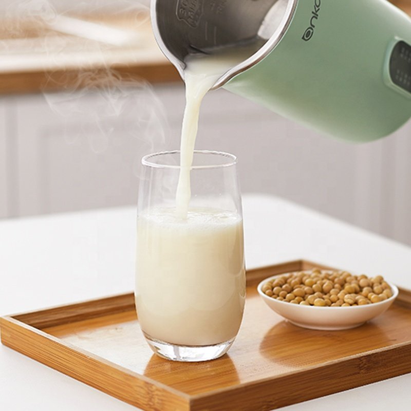 2024 Best quality soya milk making machine hot heating blender 600w stainless steel 650ml soybeans milk machine