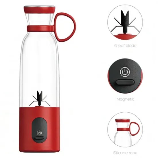 2023 Portable 500ml Capacity Blender 360w And Water Proof Body Bpa Free Tritar With Updated Power