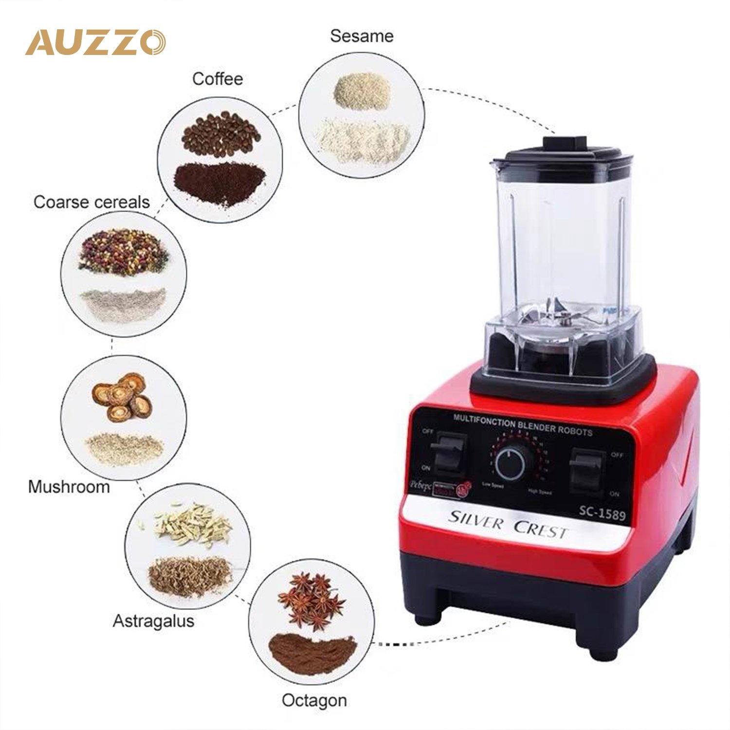 Blender Professional,Kitchen Home Juicer Immersion Mini Cooking Household Blander