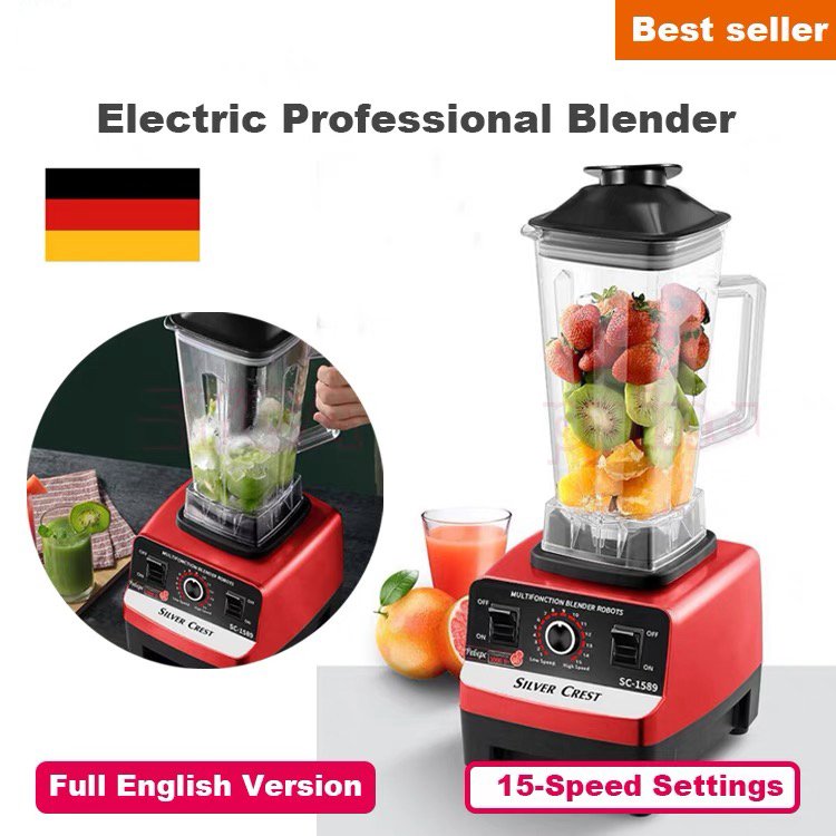 smoothie blenders and juicers mixeur juice commercial heavy duty silver crest 4500w 2 in 1 mixer blender machine for kitchen