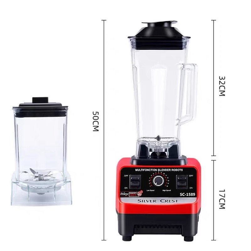 smoothie blenders and juicers mixeur juice commercial heavy duty silver crest 4500w 2 in 1 mixer blender machine for kitchen