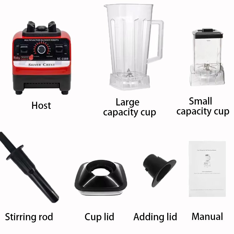 Hot Multi-functional 2L Spice Coffee Grinder Professional Fast Ice-breaking Electric Juicer Blender