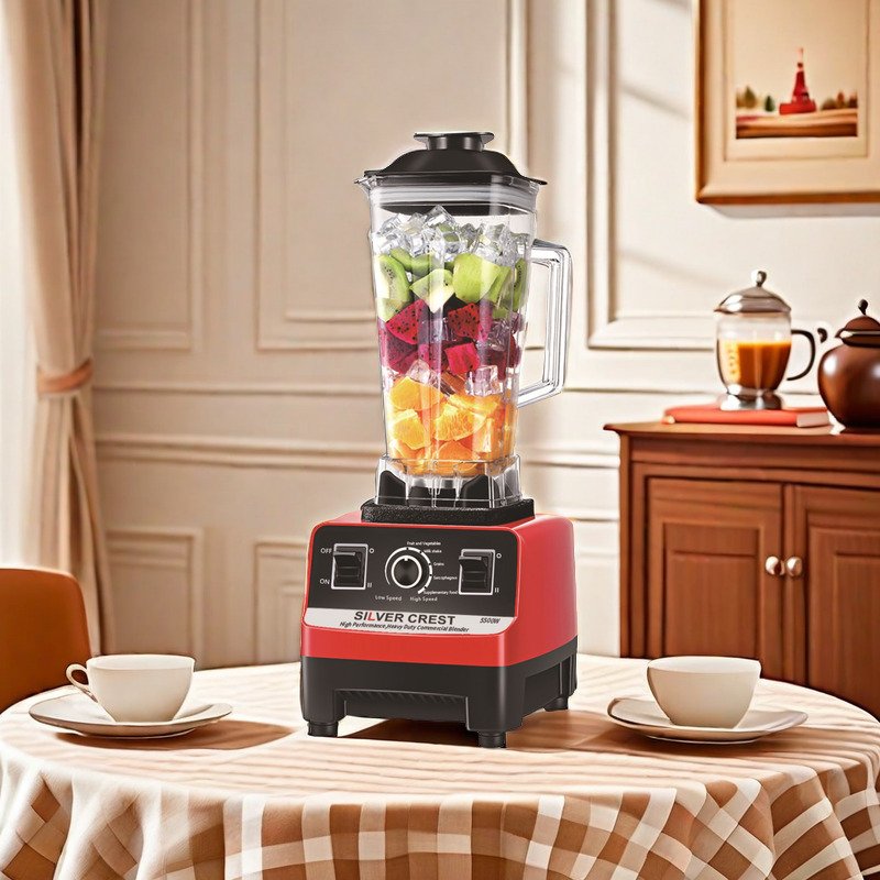 2024 hot sell heavy duty Commercial kitchen household fresh fruit juicer electrical silver crest smoothie mixer blender