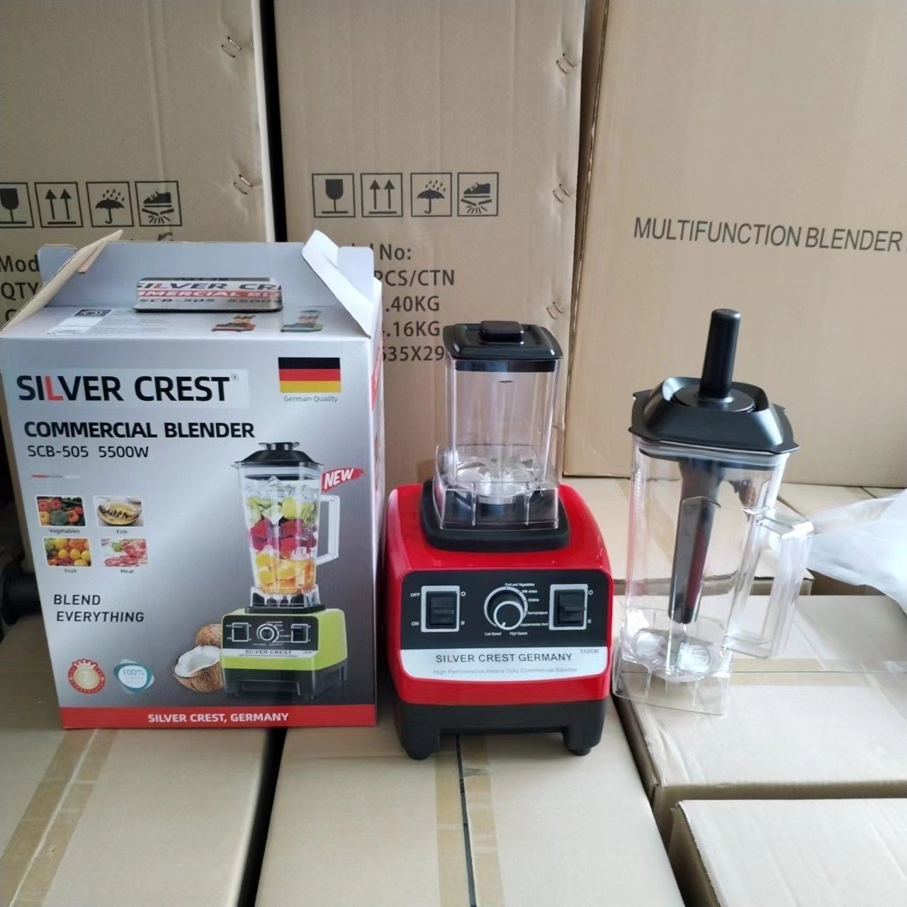 2024 hot sell heavy duty Commercial kitchen household fresh fruit juicer electrical silver crest smoothie mixer blender