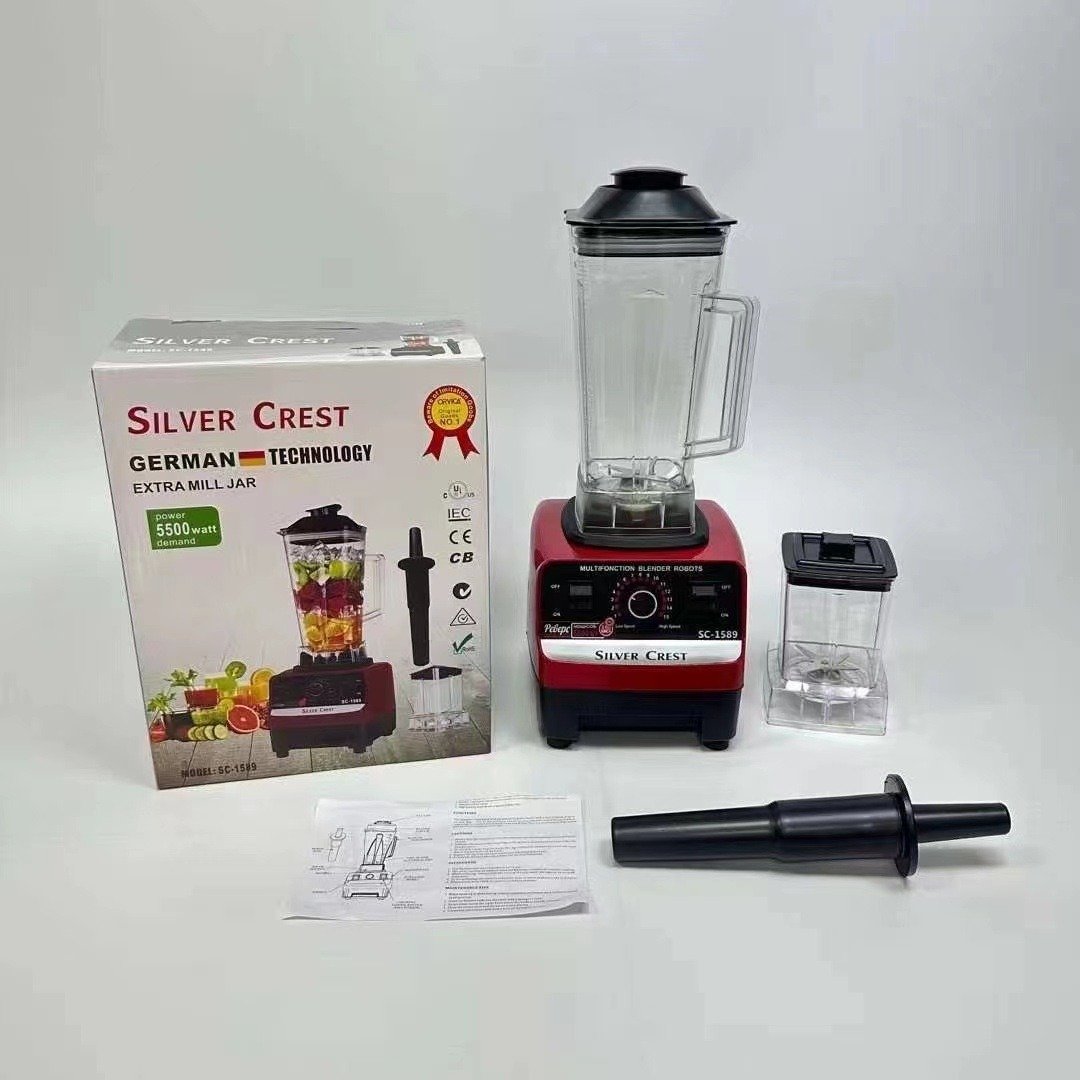 2024 hot sell heavy duty Commercial kitchen household fresh fruit juicer electrical silver crest smoothie mixer blender