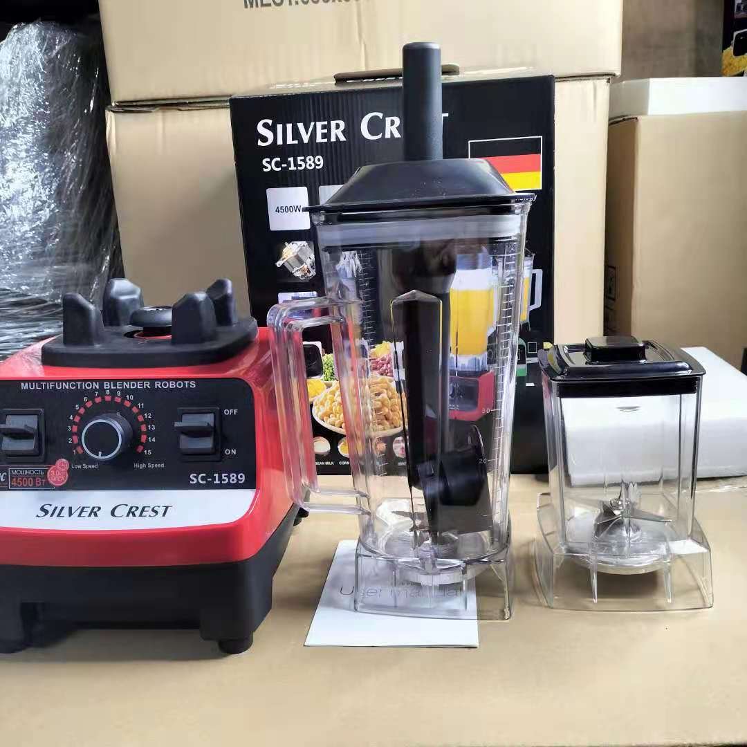 2 in 1 4500w 5500w kitchen appliances heavy duty commercial mixer smoothie juicer food processor silver crest blender