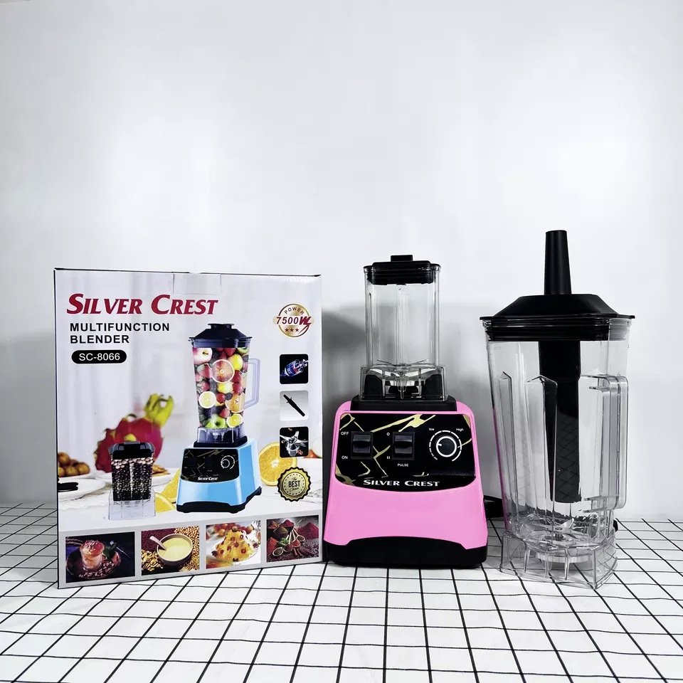 2 in 1 4500w 5500w kitchen appliances heavy duty commercial mixer smoothie juicer food processor silver crest blender