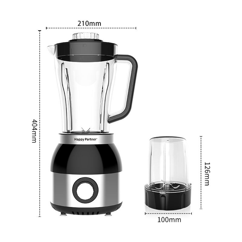 Happy Partner 2in1 blender Juicer 3 speed Kitchen appliances 1.8L multi-function mixer blender