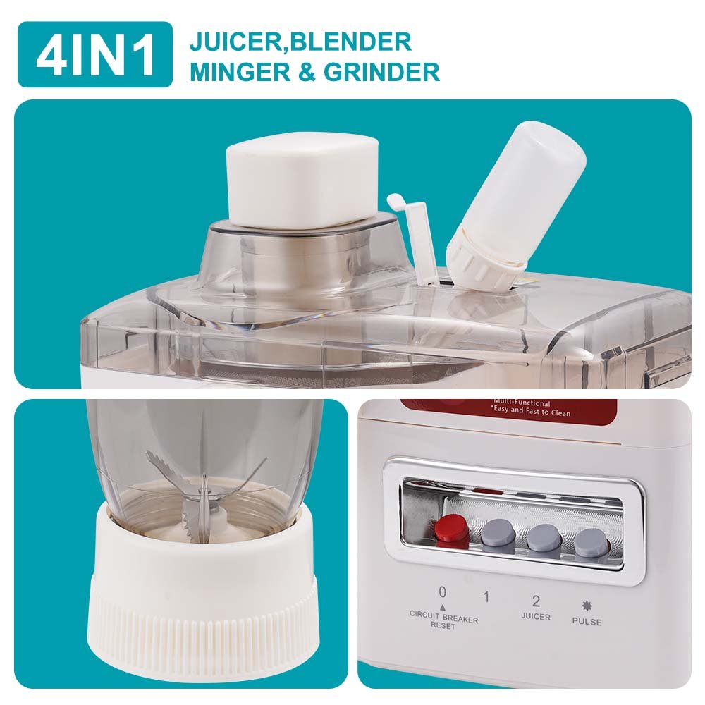 WINNING STAR 4 In 1 Mixer 350w Orange Juicer ST-5558 Stainless Steel 2 Knife Orange Juicer Electric Blender Machine Juicer