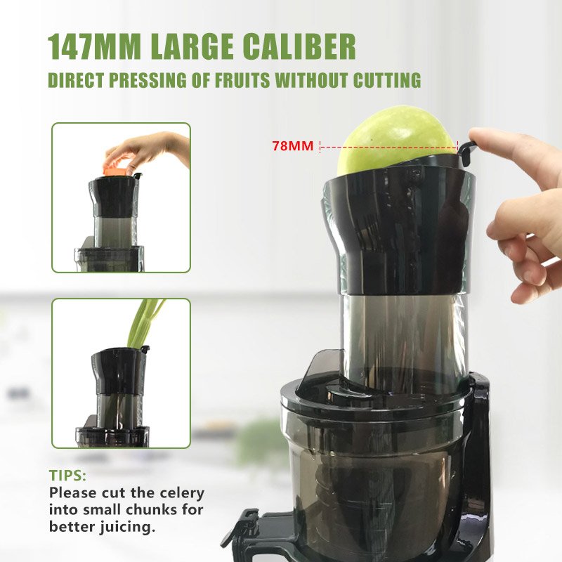 SJ-003 Big Mouth Pursue Fresh Taste electric slow juicer fruit lemon pure blender juicer