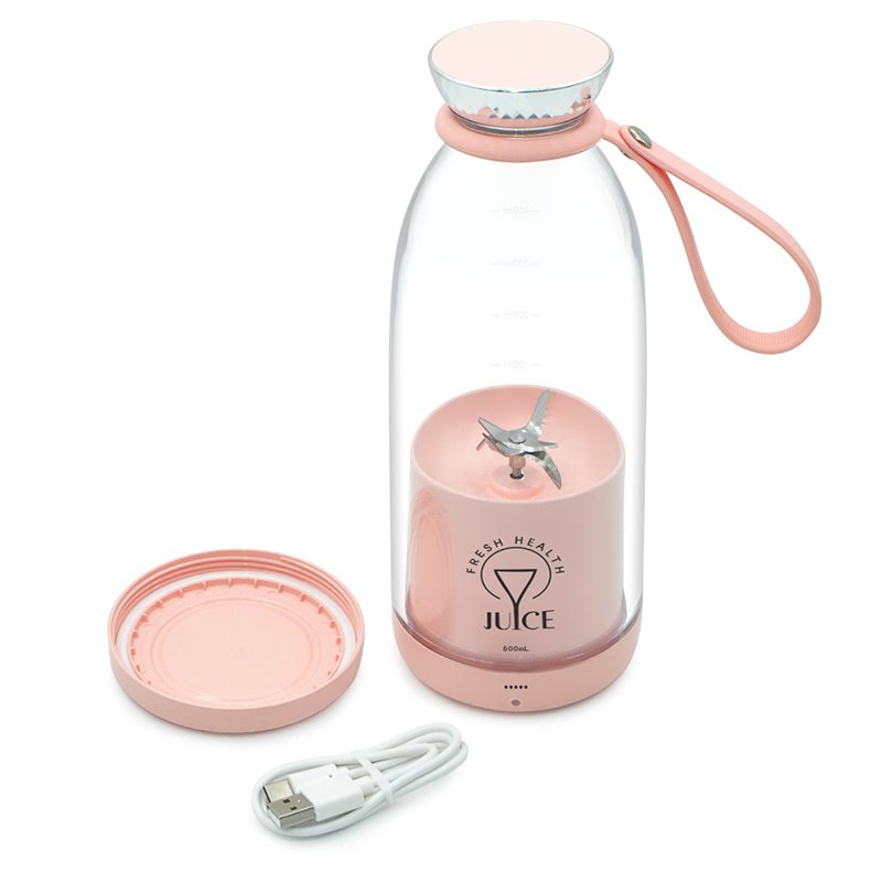 Fresh Juice Blender Portable Blender 500Ml Wireless Rechargeable Usb Juicer Cup Fruit Mixer