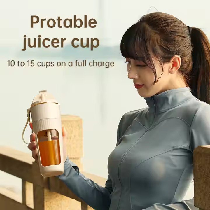 340ml Mini Portable Blender Juicer portable juicer 14-blade fruit and vegetable mixer multifunctional juicer