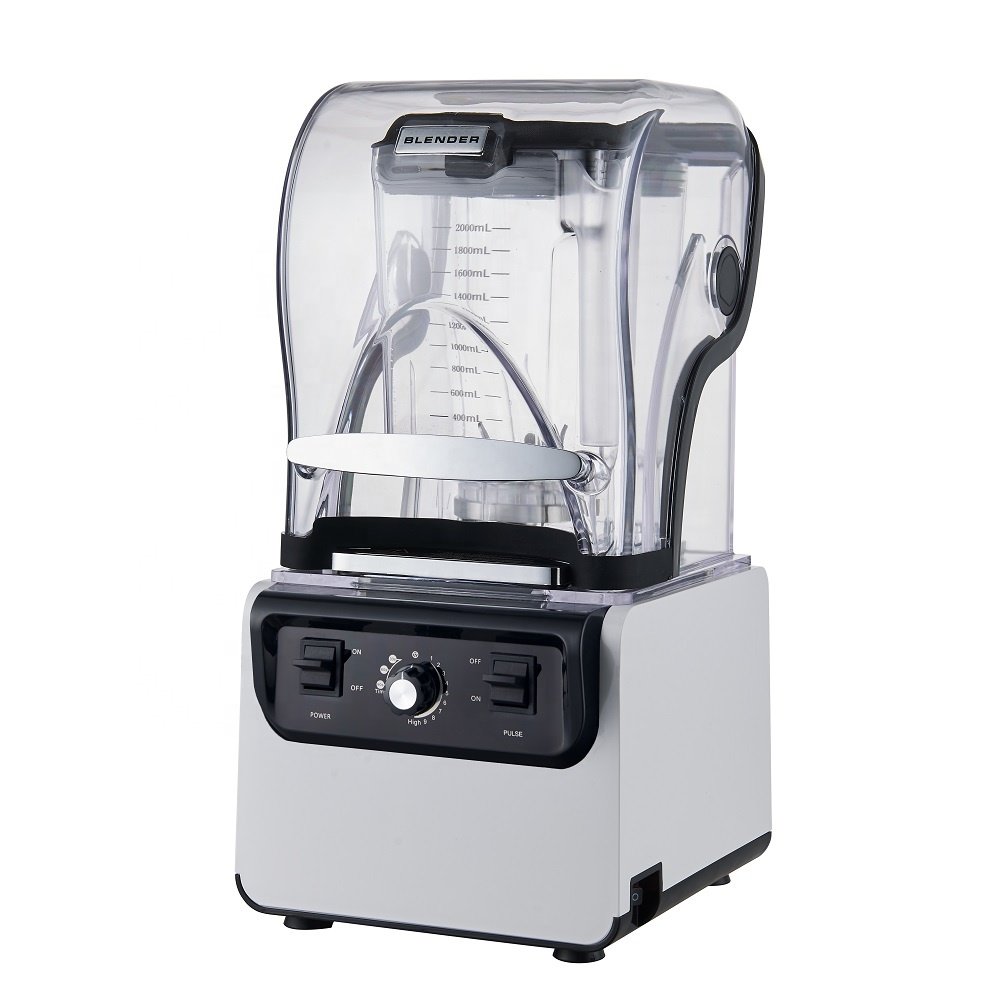 Jar, 9 Speed Settings with Timer Commercial Blender Electric Plastic 220 Big Power Programmed Commercial Grinder, 30,000+RPM 2L