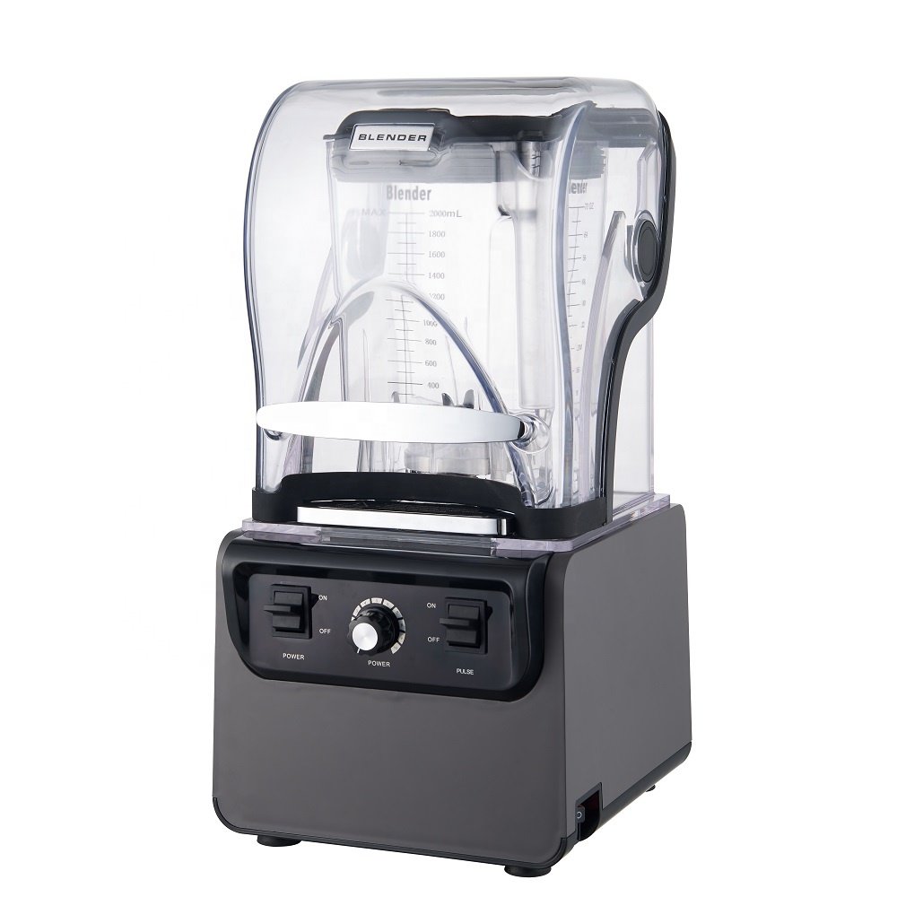 Jar, 9 Speed Settings with Timer Commercial Blender Electric Plastic 220 Big Power Programmed Commercial Grinder, 30,000+RPM 2L