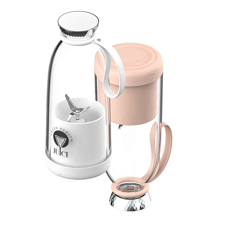 Top-selling Strong Stirring Force Blender Portable Fruit Juice Extractor Blender with 6 Blades, Waterproof 500ml Usb Plastic OEM