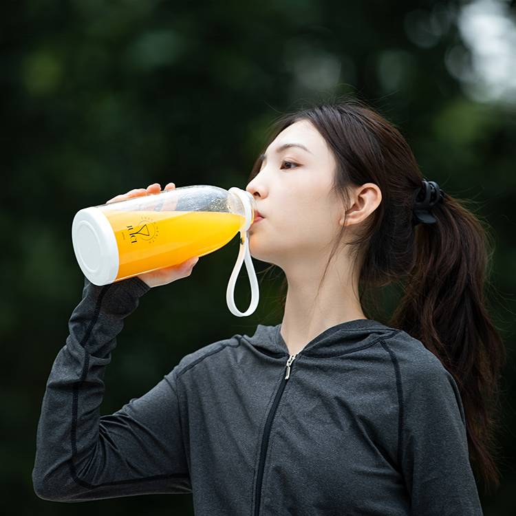 Top-selling Strong Stirring Force Blender Portable Fruit Juice Extractor Blender with 6 Blades, Waterproof 500ml Usb Plastic OEM