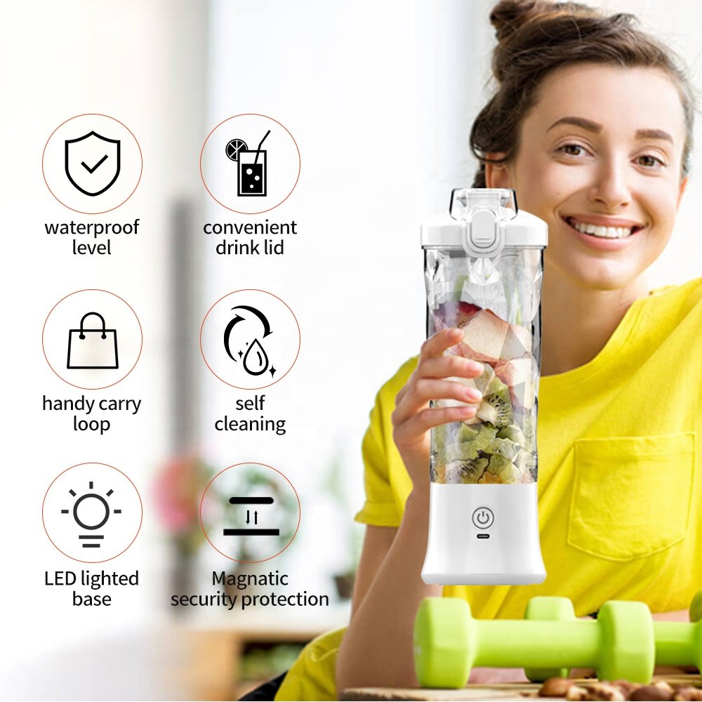 Rechargeable Portable blender Handheld USB Fruit And Vegetables Smoothie Cup Mini Juicer Food Blender