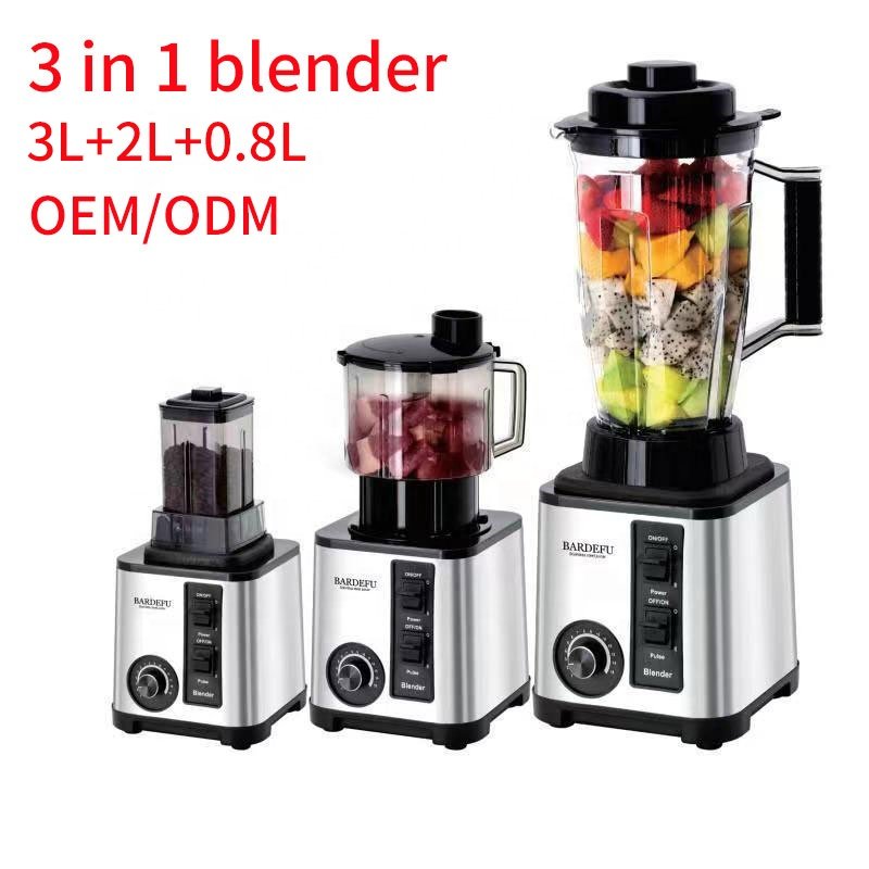 Silver Crest Food Smoothie Heavy Duty 9500W Juicer Home Appliances Rechargeable Commercial Multifunctional Mixeur Blender 3 In 1