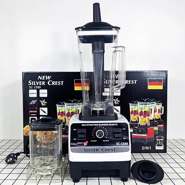 2023 hot sell multifunctional commercial machine kitchen fresh juicer 2 in 1 silver crest electric smoothie mixer blender