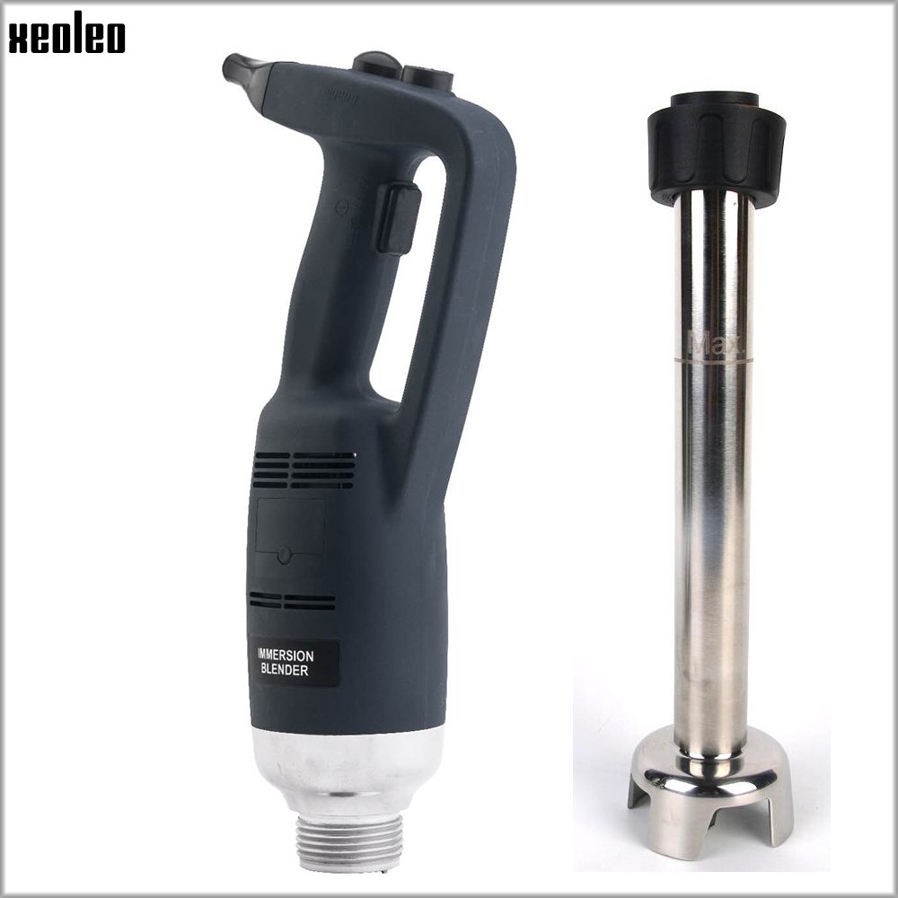 XEOLEO Commercial Detachable Hand Blender Electric Immersion Heavy Duty Food Blender Stepless Multifunction Hand Mixing Stick