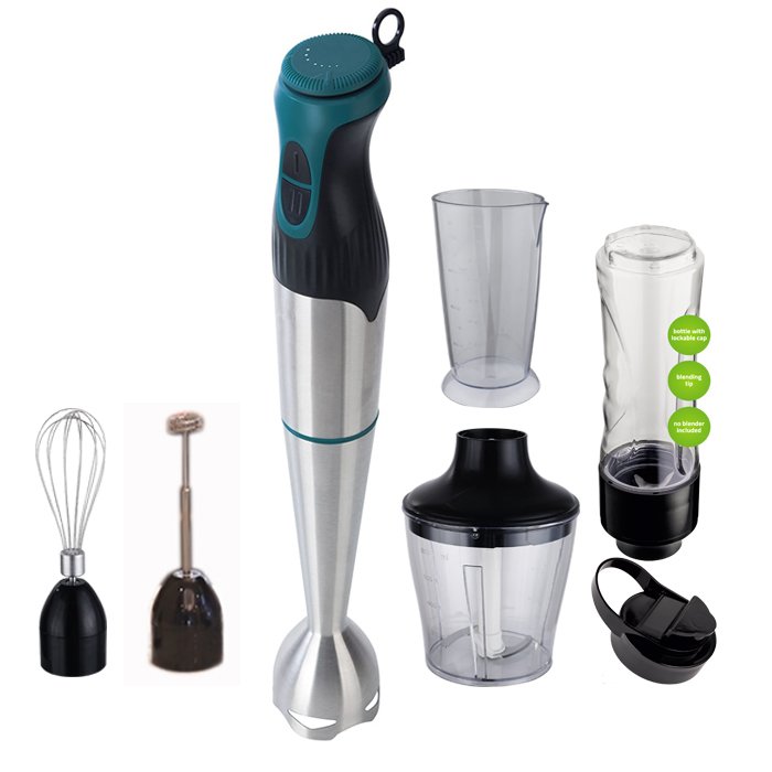 Household appliances professional electric stick immersion blender food mixer with chopper and beaker
