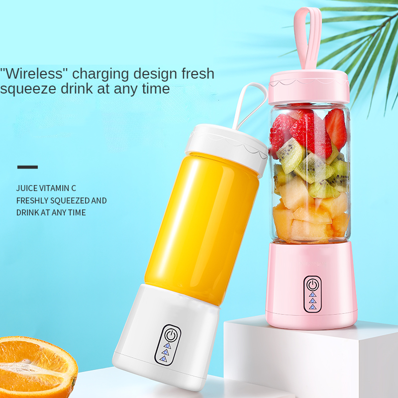 Wireless Hand Mini Electric Fruit Citrus Juicers Extractor Machine Usb Rechargeable Portable Orange Smoothie Blender And Juicer