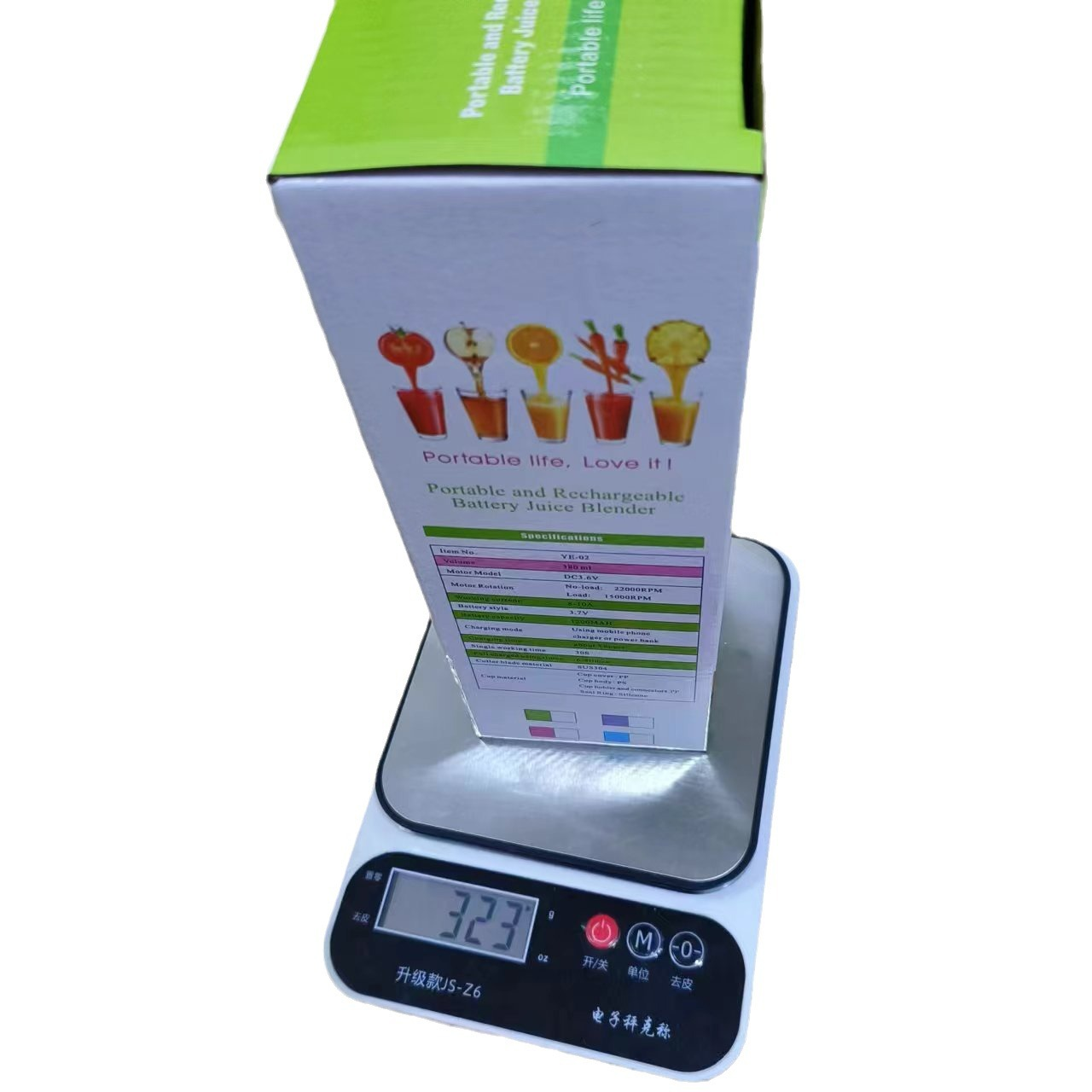Wholesale Electric USB Fresh Orange Juicer Mini Blender Smoothies Six Blades Commercial Handle Portable Blenders and Juicers