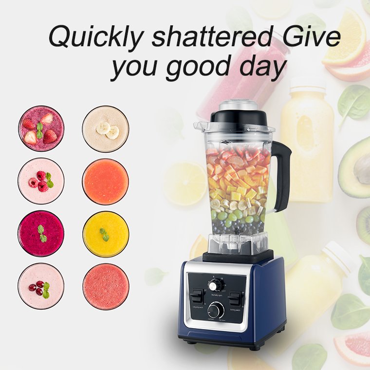 Ice Crusher Mixture Grinder Kitchen Utensils Blender Machine Push Button New Products 2L3L4L High Speed 1500w Commercial Home 15