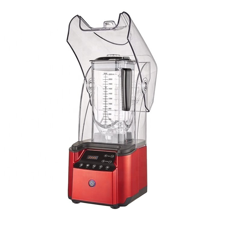 Commercial 2200W Juice Blender Smoothie Maker Blender with Sound Proof Cover