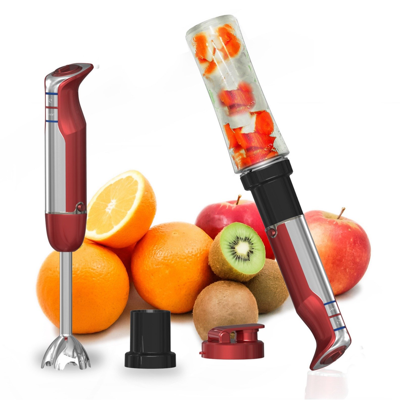 Electric Portable Hand Blender and Food Processor with Ribbon Blender Juicer Features for Hotel Use blenders and juicers