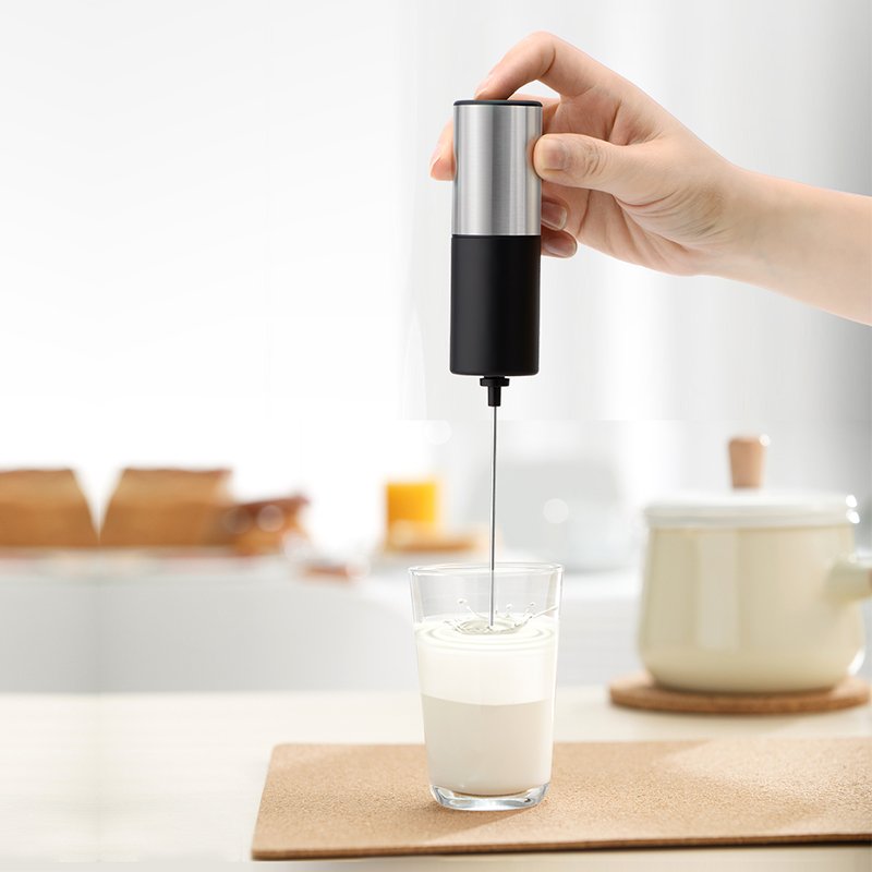 Portable Handheld Electric Milk Frother and Egg Beater Automatic Battery Operated Powerful Whisk Foam Maker Blender