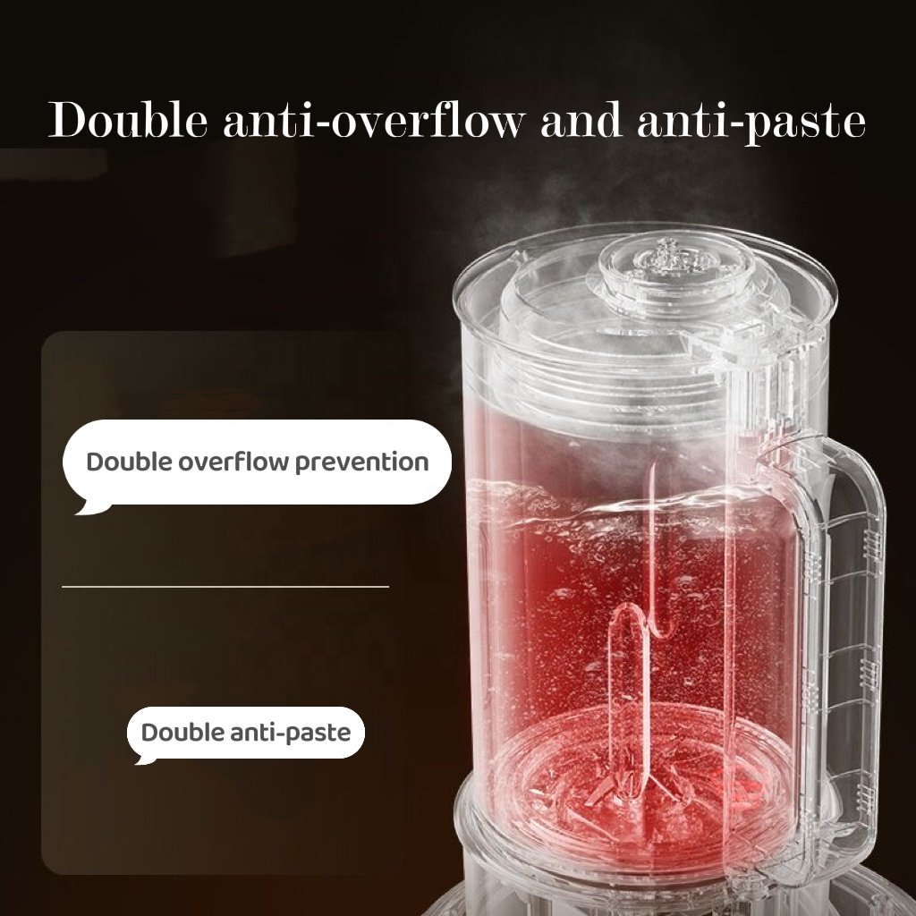 Heating Cooking Blender 1.5L Low Noise Nut Milk Maker with Quiet Sound Shield Food Blender