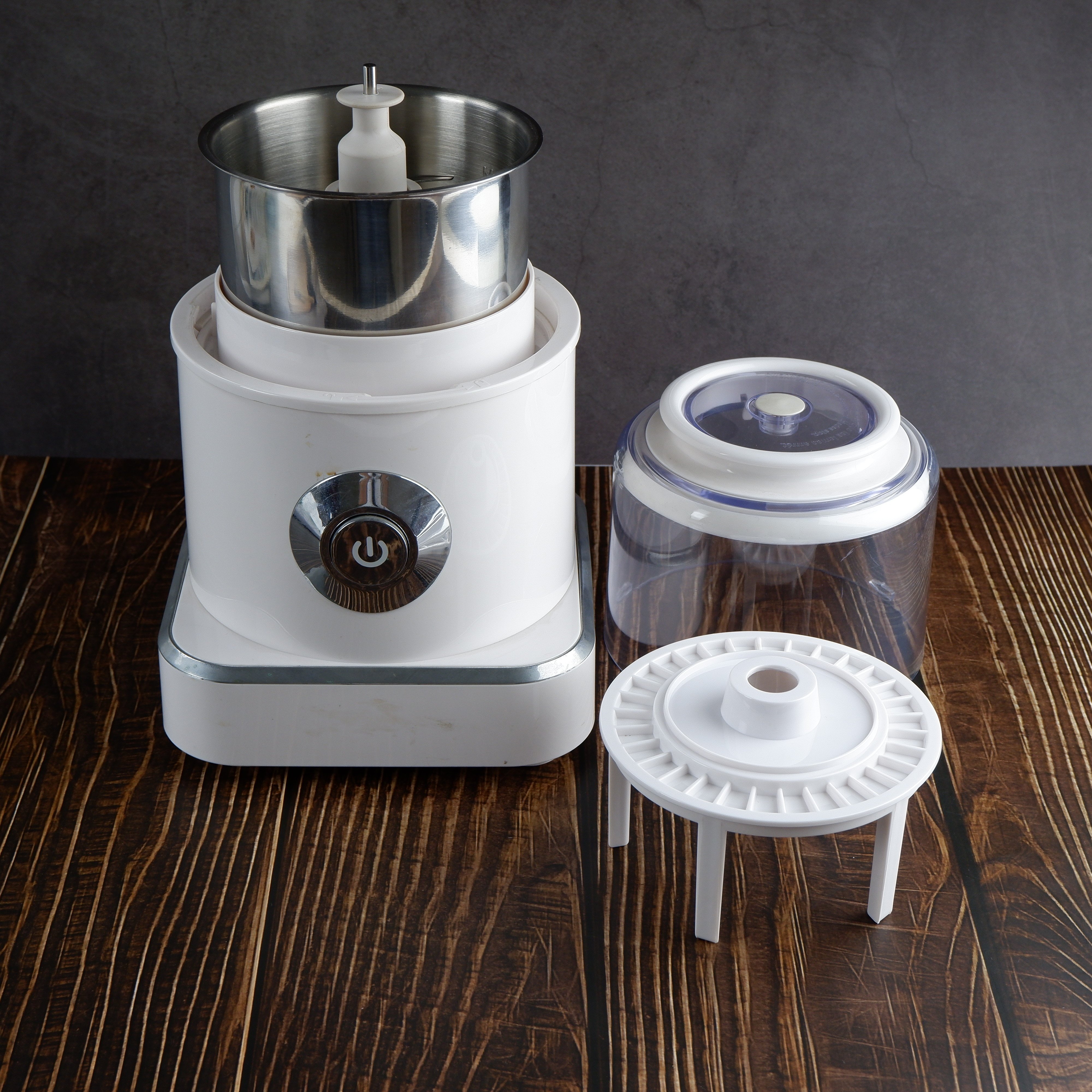Electric Food Chopper with 2 layer blades Four SUS blades and Blender Vegetable Cutter Slicer Meat Grinder
