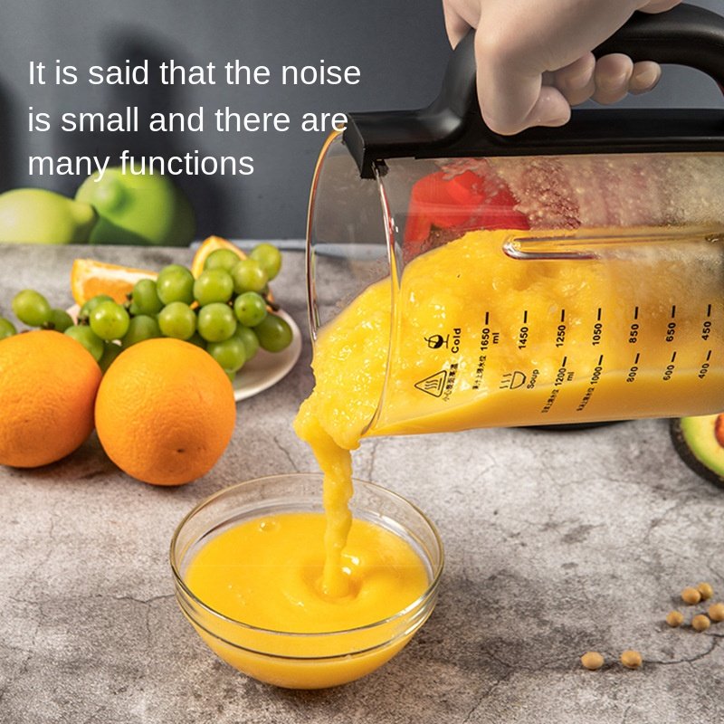 1.8L automatic wall breaking machine household touch color screen soft sound heating soy milk machine