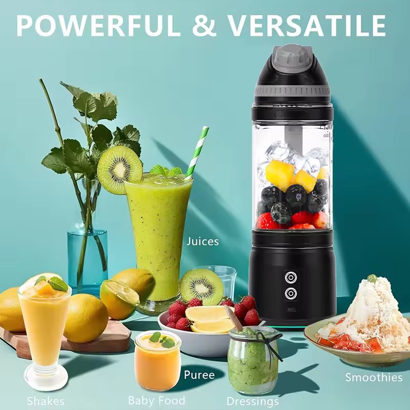 Top quality New coming Mixer fruit Juicer Smoothie 700ml 6 Blades Kitchen Appliances Portable Blender