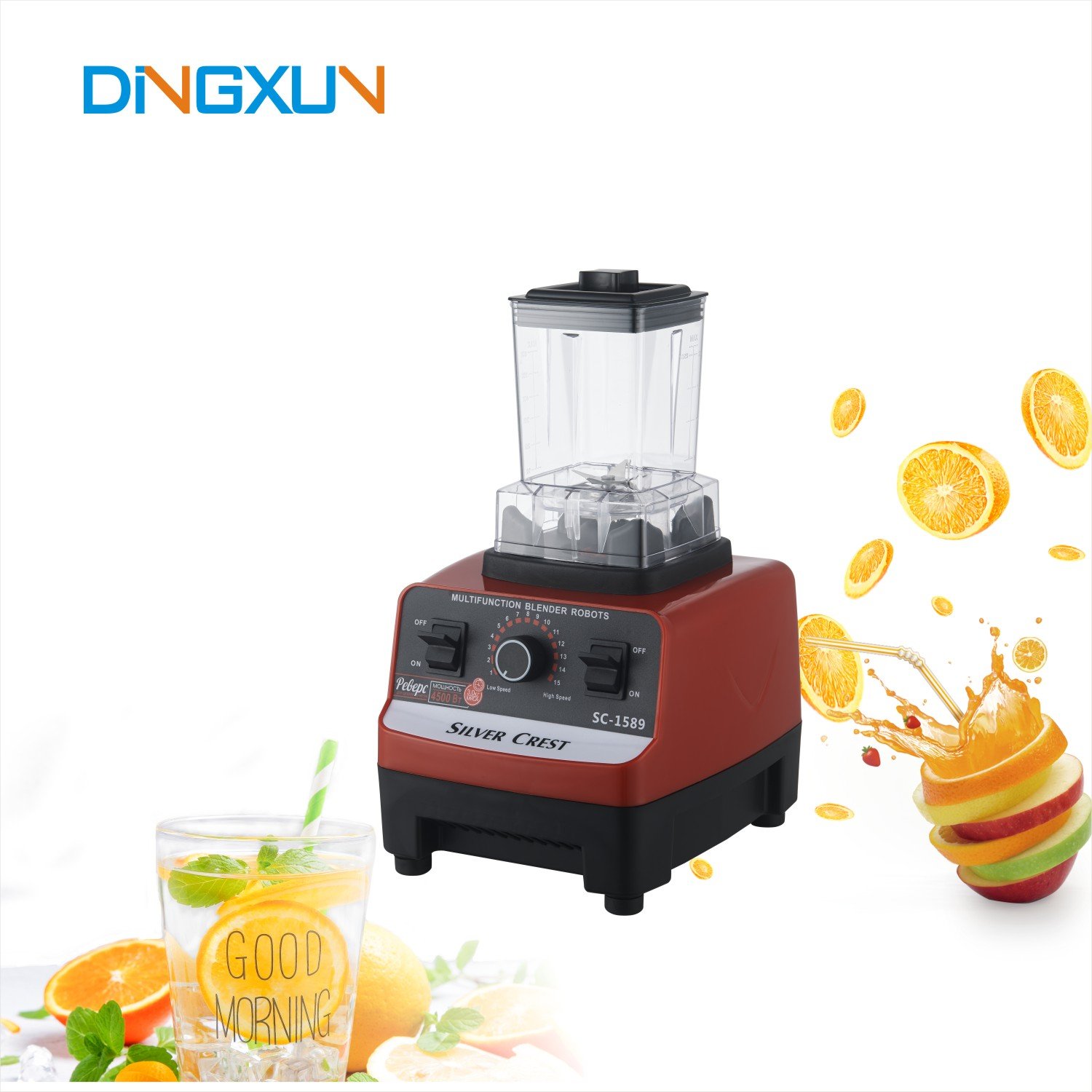 OEM Kitchen Appliances Silver Crest Blenders Professional Juicer Machine Food Processor Commercial Blender