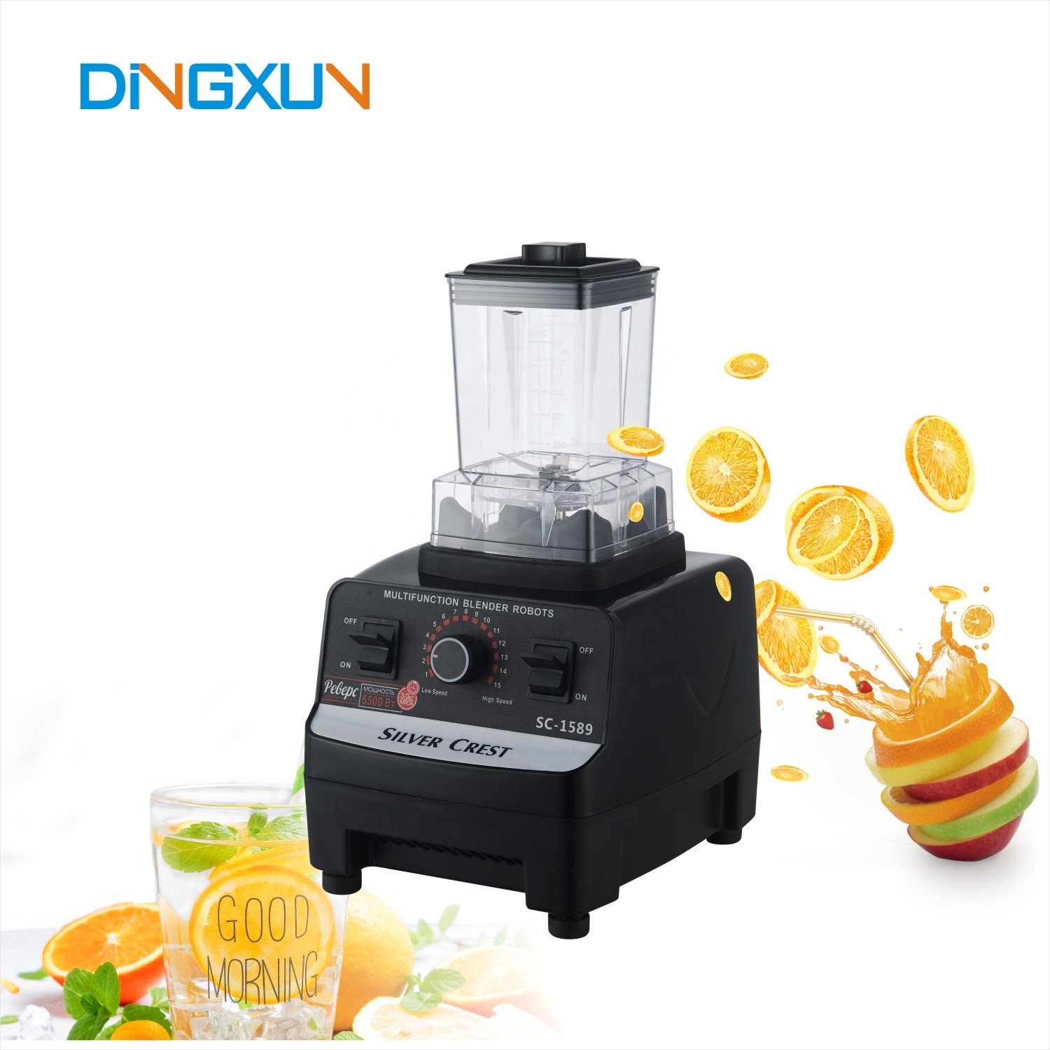 OEM Kitchen Appliances Silver Crest Blenders Professional Juicer Machine Food Processor Commercial Blender