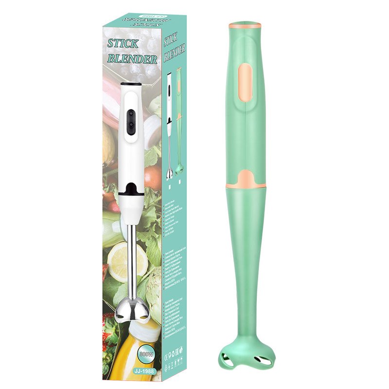 Electric Immersion Hand Blender Powerful Portable Easy Control Grip Stick Mixer for Smoothies Puree Baby Food & Soup