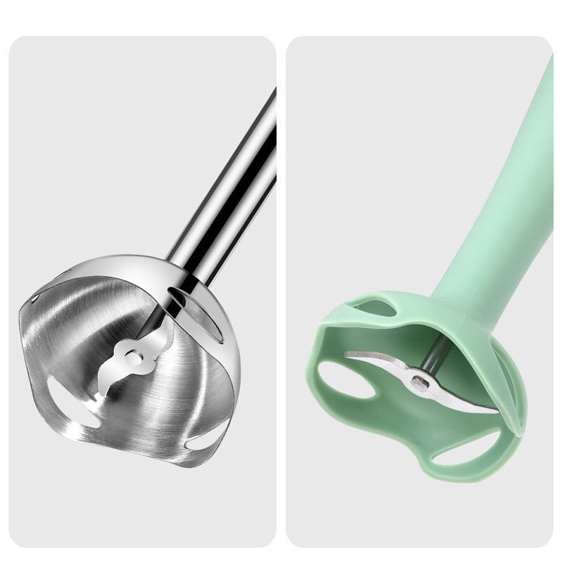 Electric Immersion Hand Blender Powerful Portable Easy Control Grip Stick Mixer for Smoothies Puree Baby Food & Soup