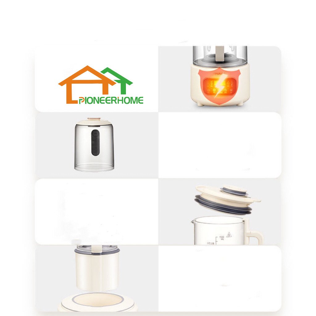 soup maker Soybean Milk Maker Heating Blender with Soundproof Cover Household Blend Juicer Fruit Blender